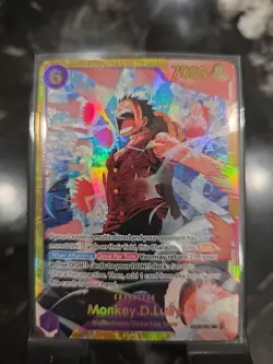 Monkey.D.Luffy EB02-061 Secret Rare Premium Booster The Best Vol. 2 One Piece NM - Image 1