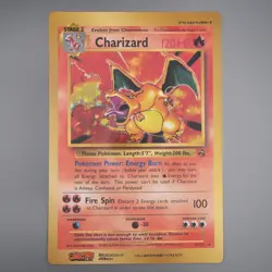 Pokemon Card Charizard 4/102 Corocoro Promo JUMBO NM-EX English Japan JB126 - Image 1