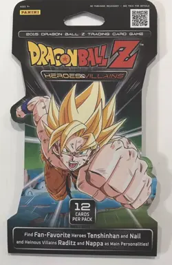 Dragon Ball Z Heroes & Villains Trading Card Game 12 Pack 613297861249 - Image 1