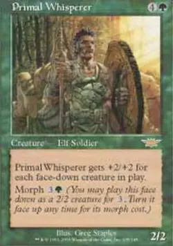 Primal Whisperer ~ Moderately Played Legions MTG Magic UltimateMTG Green Card - Image 1