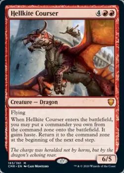MTG English Hellkite Courser NM Foil Commander Legends - Image 1