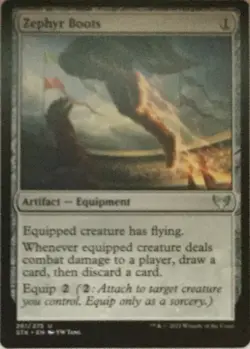 Zephyr Boots Regular - 261/275, MTG Strixhaven: School of Mages - Image 1