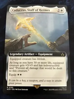 Caduceus, Staff of Hermes (Extended Art) Universes Beyond: Assassin's Creed NM-M - Image 1