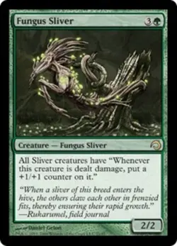 Fungus Sliver - Foil ~ Lightly Played Premium Deck Series: Slivers MTG Magic Ult - Image 1