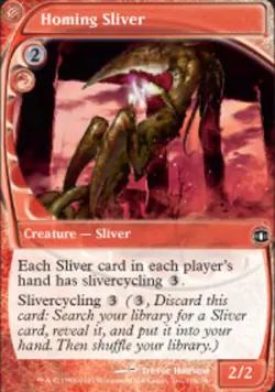 Japanese Homing Sliver ~ Near Mint Future Sight Foreign UltimateMTG Magic Red Ca - Image 1