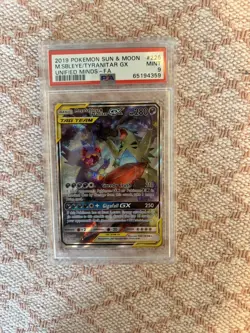 Pokemon Mega Sableye & Tyranitar GX - Sun & Moon Unified Minds - 226/236 - PSA 9 - Image 1