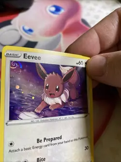 Pokemon Eevee SWSH127 Black Star Promo Cosmos Holo Super Rare Double Swirl + HD - Image 1