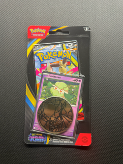 Phantasmal Flames Checklane Blister Cottonee Promo Pokemon TCG English Sealed - Image 1