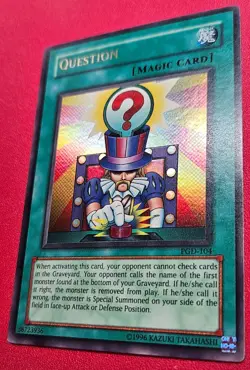 1x Yu-Gi-Oh! Question - PGD-104 - Ultra Rare - Unlimited Edition - NM - Image 1