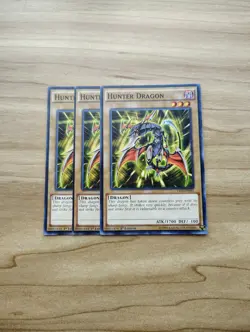 Yu-Gi-Oh! - Hunter Dragon 3X - Full Playset - Image 1