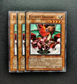 Yu-Gi-Oh - Element Dragon 3X - Full Playset - Image 1
