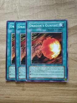 Yu-Gi-Oh! - Dragon's Gunfire 3X - Full Playset - Image 1