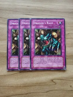 Yu-Gi-Oh! - Dragon's Rage 3X - Full Playset - Image 1