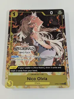 One Piece Card Game Nico Olvia (Offline Regional Participation Pack 2025 Vol.1) - Image 1