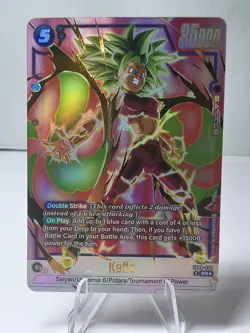 Kefla FB08-034 Alternate Art Saiyans Pride Dragon Ball English Card Fusion World - Image 1