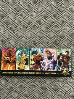 Dragon Ball Super Card Game Fusion World 1st Anniversary Bundle Set Sealed (2) - Image 1