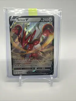 Scizor V 118/189 Swsh03: Darkness Ablaze Holo Ultra Rare Pokemon TCG - NM - Image 5