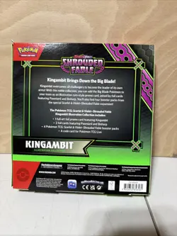 Pokemon TCG Shrouded Fable Kingambit Illustration Collection Sealed - Image 5