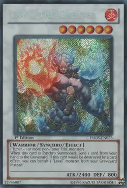 Yugioh! LP Laval the Greater - HA05-EN023 - Secret Rare - 1st Edition Lightly Pl - Image 1