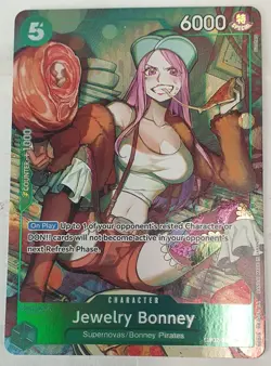 One Piece Card Game - Jewelry Bonney - OP07-026 - Alt Art - English NM - Image 1