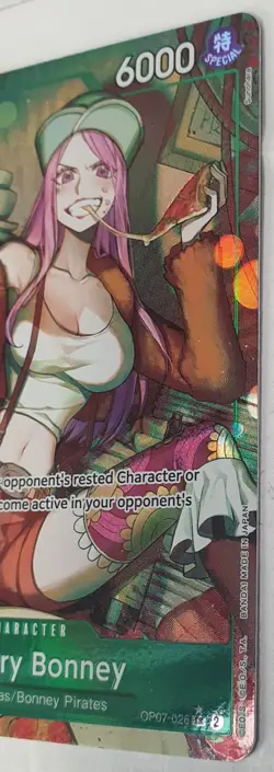 One Piece Card Game - Jewelry Bonney - OP07-026 - Alt Art - English NM - Image 3