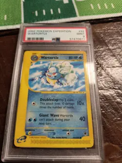 Pokemon Expedition Wartortle #92 NON-HOLO PSA 9 Mint Wotc Tcg Card Graded - Image 1