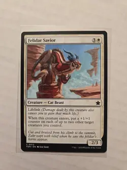 Felidar Savior - Foundations - LP - Common - Creature - MTG Magic - Image 1