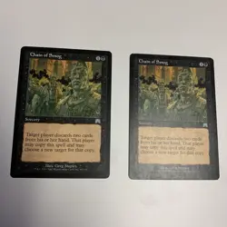 2x Magic the Gathering MTG Chain of Smog (132) Onslaught LP - Image 1