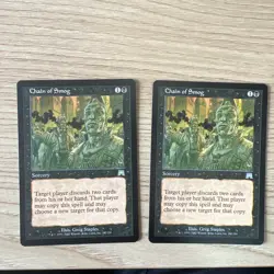 MTG 2 two Chain of Smog (ONS) Onslaught Regular Uncommon 132/350 - Image 1