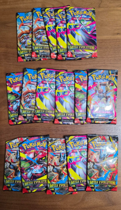 Pokemon Mega Evolution Sleeved Sealed Blister Pack Lot Of 15 Brand New - Image 1