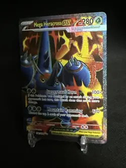 Mega Heracross EX 108/094 Me02: Phantasmal Flames Full Art Pokemon TCG - Image 2