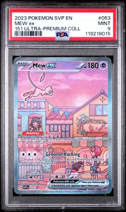 Mew Ex Pokemon Svp En-Sv Black Star Promo 053 NM PSA 9 - Image 1
