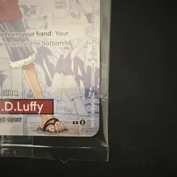 One Piece College Basketball Monkey.D.Luffy US Voyage Promo Card ! - Image 5
