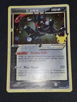 Greninja Gold Star SWSH144 Black Star Promo Pokemon Card - Image 2
