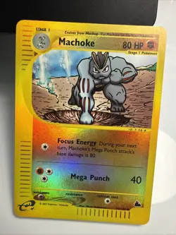 Pokemon G2 Skyridge Reverse Holo Machoke 38/144 Uncommon Card NM-Mint - Image 1