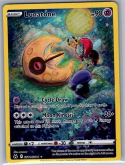 Lunatone GG11/GG70 Crown Zenith: Galarian Gallery - Pokemon Card - NM - Image 1