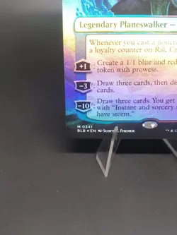 Ral, Crackling Wit (Borderless) Bloomburrow Foil MTG 341 LP - Image 4