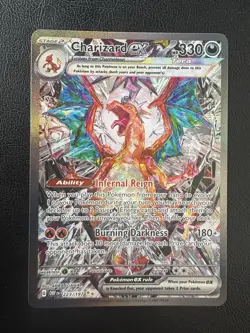 Pokemon TCG Charizard EX Obsidian Flames 223/197 Near Mint Condition - Image 1