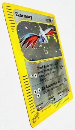 2002 Pokemon Expedition 27/165 Skarmory Holo Rare LP !! “Swirl” - Image 3