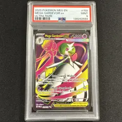 2025 POKEMON MEG EN-MEGA EVOLUTION ULTRA RARE #159 MEGA GARDEVOIR EX PSA 9 - Image 1