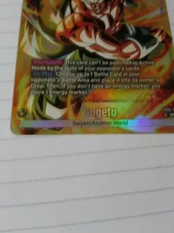 Gogeta FB06-097 Alternate Art Dragon Ball Card Rivals Clash - Image 4