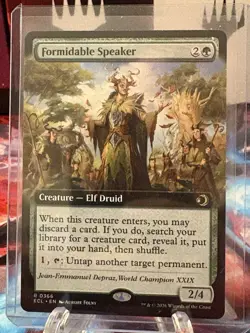 Formidable Speaker (Extended Art) Lorwyn Eclipsed Regular Near Mint - Image 1