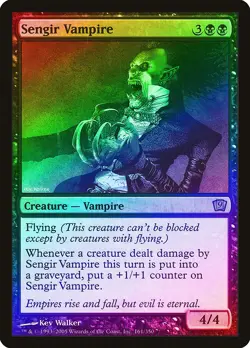 Sengir Vampire FOIL 9th Edition PLD Black Rare MAGIC GATHERING CARD ABUGames - Image 1