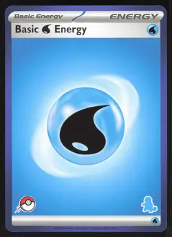 Pokemon Water Energy Blue Border Squirtle Stamped My First Battle Kit NEAR MINT - Image 1