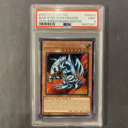 PSA 9 Yugioh Blue-Eyes Toon Dragon SRL-EN000 Secret Rare 25th Anniversary - Image 1