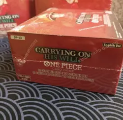 One Piece TCG Carrying On His Will OP13 Booster Box (Factory Sealed) ENGLISH - Image 1