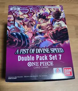 One Piece Card Game Double Pack Set 7 Display NOT SEALED A Fist Of Divine Speed - Image 3