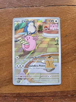 Pokemon TCG Chansey 187/167 Twilight Masquerade Illustration Rare Holo Card - Image 1