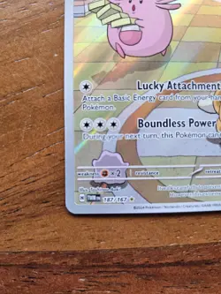 Pokemon TCG Chansey 187/167 Twilight Masquerade Illustration Rare Holo Card - Image 2