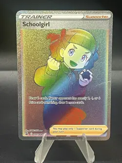 Schoolgirl 277/264 Full Art Rainbow Secret Rare Card Pokemon Fusion Strike - Image 1